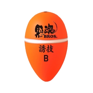 키자쿠라 쿠로다마 흑혼 BROS 유기 (오렌지) 바다구멍찌  제품이미지